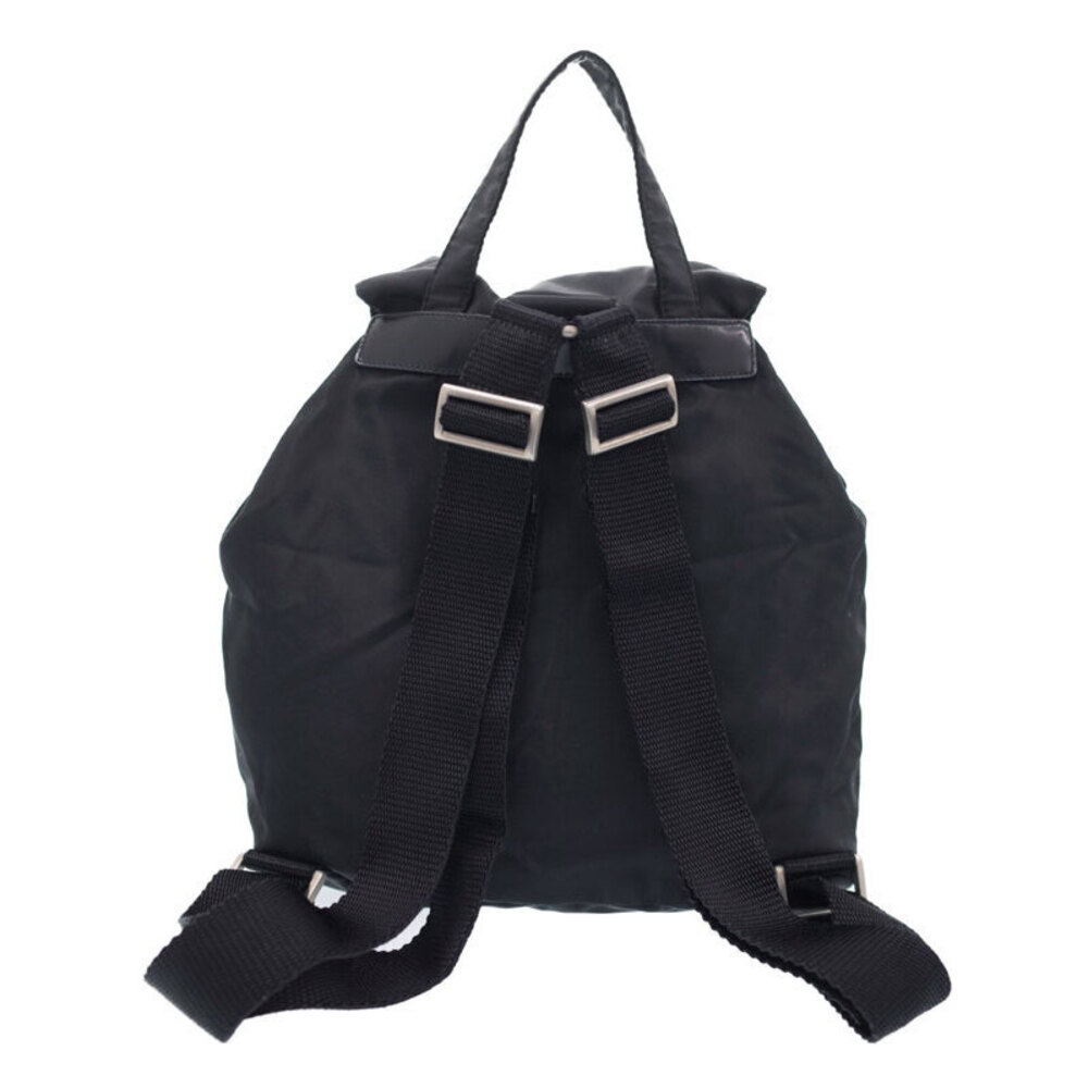 Prada Daybag Backpack Two Pocket Tessuto Black Rucksack